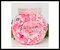 150g Pink Candyland Christmas Polymer Clay Sprinkle Mix - Pink Peppermints &#x26; White Snowflakes - Perfect for Fake Bakes, Clay Art, Slime - Festive, Joyful, and Enchanting